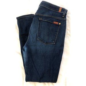 7 For All Mankind High Rise Skinny Jeans